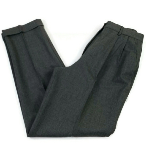 Giorgio's of Palm Beach Heathered Gray Wool Blend Career Dress Pants Womens 6 - Picture 7 of 14